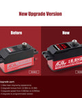 Beefy Low-Profile Brushless Digital Metal Gear Steering Servo For 1/10 And 1/12 RC Cars Trucks And Planes, 15.5 kg-cm Torque
