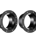 Magnetic dust collection fittings, 2-pack, black ABS, 4-inch hose connectors