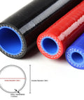 Silicone Radiator Hose for 1989 to 2000 Nissan 300ZX Z32 VG30DET Black with 3 Ply Nylon Reinforcement 4.5mm Thick
