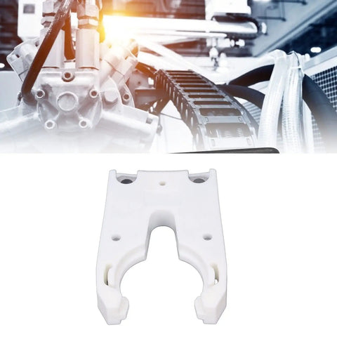 Heavy Duty Automatic Tool Holder Clamp For CNC Machines made of tough ABS plastic, designed for stability in high-pressure tasks.