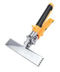 6 Inch Sheet Metal Bender With Straight Jaw Pliers Hand Seamer For HVAC; ergonomic grip, CRV steel construction.