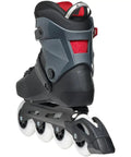 Maxxum Xt Inline Skates for fitness, city cruising, and recreational skating, rear angle view showing wheels and premium liner.