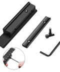 Dovetail To Picatinny Rail Adapter For 11mm To 21mm Fit Low Profile Scope Riser Mount Converter with screws and tool