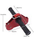 Trolley component from Epic Backyard Zipline Kit For Kids 120Ft With Tree Protectors And Trolley Safe Braking System Easy Setup