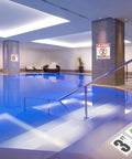 Indoor pool with 6x6 Inch Pool Depth Marker Stickers No Diving Warning Signs For Shallow Water 3ft 4ft 5ft 6ft Non Slip Adhesive