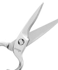 Heavy Duty 8.5 Inch Forged Stainless Steel Kitchen Shears Beast Mode Multipurpose Scissors For Food Prep And Cutting Poultry Veggies And Bones Rust Resistant Blades Durable High Hardness Kitchen Tool With Comfortable Grip, open