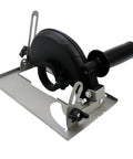 45 Degree Adjustable Angle Grinder Holder Base Bracket With Shield Cover For 100 125mm Grinders Heavy Duty Metal Frame Thickened Base