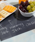 Go To Brush On Chalkboard Paint For Interior Use Oil Based Black 30 Oz Delivers A Smooth Chalkboard Surface On Tray With Snacks