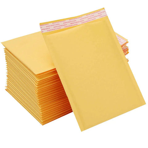 30 Pack Kraft Bubble Mailers Bulk 10x13 Inch Self Seal Padded Envelopes For Mailing And Shipping, stack of durable envelopes