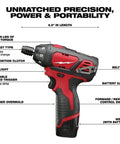 Hella Compact And Ridiculously Slick 12V Cordless Driver Drill Kit With Variable Speed Trigger features variable speed trigger and 175 inch pounds torque.