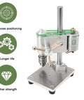 High-Performance Precision Benchtop Drill Press With Jt0 Chuck, 360-Degree Rotation And Variable Speed 400-4500Rpm showcasing precise positioning and aluminum frame.