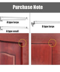 Image showing Automatic Door Closer 60Kg Heavy Duty with A type and B type models for different door placements.
