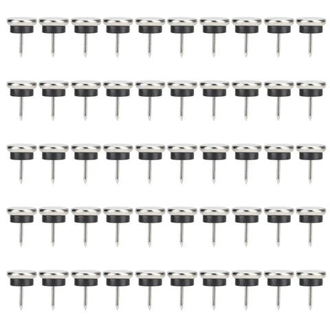 Heavy Duty Non Slip Furniture Nails With Thick ABS Pad Heads For Floor Protection Anti Scratch Glide Pads For Sofa Chairs And Tables 50 Pcs 22mm Quick Install