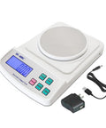Digital Lab Scale With Zero Point Zero One Gram Precision For Education And Chemistry Labs, USB power adapter shown