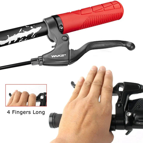 Universal Aluminum Bicycle Brake Levers 4 Finger and 2.5 Finger Length, Lightweight for MTB BMX Kids and Folding Bikes
