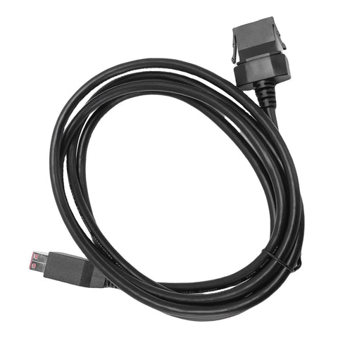 Beefed Up Pro Grade PVC POS Cable For Barcode Scanner And Printer 5.9ft Data Transmission Cord coiled for seamless operations