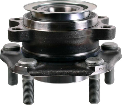 Front Wheel Bearing And Hub Assembly Kit For 2013 2020 Nissan Leaf showing heavy duty steel design for easy installation.