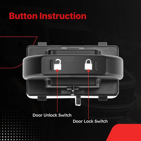 Ford F150 Front Driver Or Passenger Side Power Door Lock Switch Replacement Fits 2009 To 2014 Models OEM 9L3Z14028AA