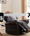 Heavy Duty Power Recliner Motor Replacement With Cord ML18 005 Linear Actuator in front of a reclining chair scene