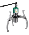 Heavy Duty Hydraulic Gear Puller Featuring Two Or Three Swappable Jaws for seamless puller setup on brake drums and bearings.