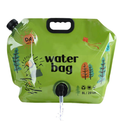 All Day Hydration On Tap Large Capacity Camping Water Container with foldable outdoor bag and food grade wear resistant bladder