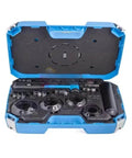 Pro Grade Bearing Installing Tool Kit For 10 To 55 Mm Bore Size, Compatible With SKF TMFT36, open case with rings and sleeves