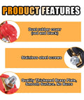 Heavy Duty Battery Terminal Connectors Featuring Slick Plastic Caps For Street Ready Corrosion Defense And Killer Conductivity On Cars Trucks Rvs And Boats with dust cover and stainless steel screws.