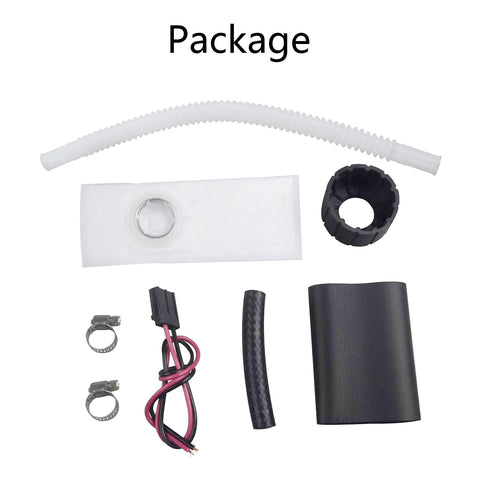 255 LPH High Flow Electric Fuel Pump Replacement With Installation Kits For Cars And Trucks Direct Replacement components