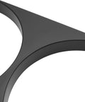Close-up of glossy black Dodge Challenger Headlight Bezel Replacement Driver and Passenger Side ABS Plastic Painted Trim Ring Set For 2008 2014