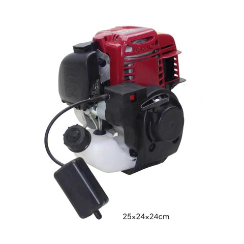 Ready To Mount Gas Powered Replacement Engine For Lawn Mowers And Small Machinery With Hassle Free Swap And Durable Black Housing, compact design.