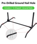 Adjustable Archery Target Stand For 30 Inch Bag And Foam Targets Backyard Bow And Arrow Practice Holder L shaped stabilizer