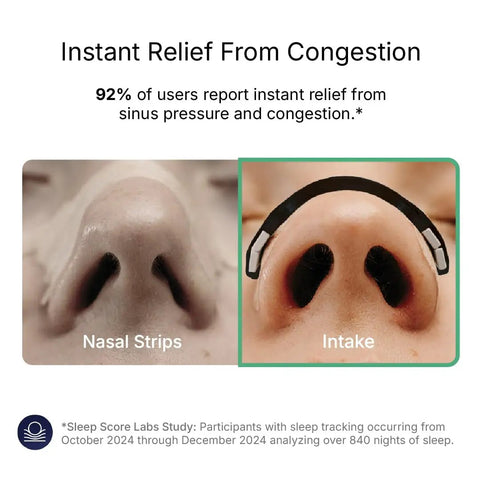 Comparison of traditional nasal strips and Magnetic Nasal Strips Starter Kit With Reusable Band And Tabs For Sleep Snoring Breathing And Sports