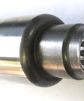 Aftermarket Splined Shaft For 50 And 51 Series Heavy Equipment Replacement, 1 1/4 inch diameter, 14 tooth spline profile.