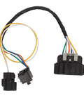 Right Front Exterior Door Handle Wire Harness for 2008 Cadillac CTS and STS Direct Replacement Plastic Electrical Connector Assembly, black wires