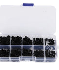 Nylon Screws Nut Washer Kit 270 Pcs M2 To M5 Plastic Hex Standoff Mounting Hardware Set For DIY Electronics And Furniture Assembly Durable Non Conductive organizer case
