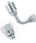 QWORK 1/4-inch JIC 37-degree female 90-degree hydraulic elbow fitting