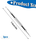 Pro Grade Watch Pin Removal Tool Set 3 Pack Stainless Steel Double Ended Spring Bar Tool