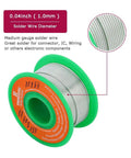 Lead Free Rosin Core Solder Wire For Electronics 1.0mm Diameter 0.04 Inch Sn99 Ag0.3 Cu0.7 RoHS Low Melting Point Easy Flow