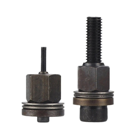 Rivet Nut Mandrel Kit With 20 Piece Round Flange Ribbed Rivet Nuts For Manual Electric And Pneumatic Tools Wide Compatibility Pro Grade Carbon Steel Construction For Automotive And Industrial Projects And Home Repair, carbon steel mandrels