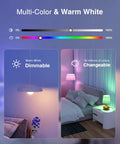 Demonstration of Color Changing Smart LED Bulbs A19 E26 75W Equivalent, WiFi Enabled, No Hub Required with dimmable warm white light