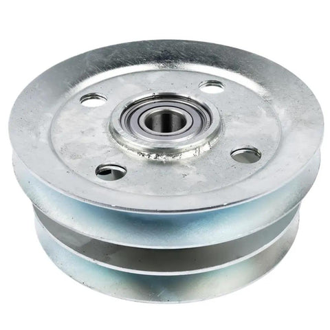 Premium Double Deck Drive Belt Tightener Pulley Fit For 48 Or 54 Inch Mower Decks Replacing AP01 AM133924 close-up view