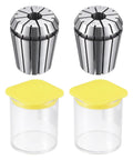 ER32 Spring Collet 10mm Clamping Diameter For CNC Engraving Machine Lathe Milling Workhorse 2 Pack, with protective cases