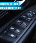 Mercedes Benz Window Switch Button Trim Cover Sticker Kit Fits Most A B C E G GLA CLA GLK ML And GLE Class interiors close-up