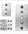 2 3 4 Machinist Block Set, Matched Pair, 23 Holes, Pro Grade Precision Ground Tool Steel, Hardened Setup Blocks, Milling Machines, 2 Pack Jig Blocks.