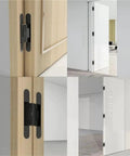 Top Notch Invisible Adjustable Hinges For Super Quiet Soft Close Cabinet Doors Heavy Duty Closet Hardware used in modern closet.