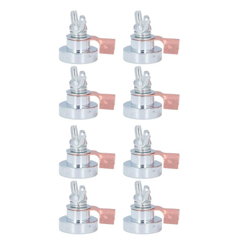 Heavy Duty Magnetic Welding Grounding Clamp With Secure Grip For Fast Setup And Portability Plus Steel Build For Strong Stability On Any Metal Job Site, multiple angles showing steel build.