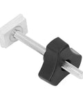 Sturdy Stainless Steel T Track Kit For Woodworking Jigs And Fixtures, Quick Install On Flush Mounted Rails, knob and bolt component