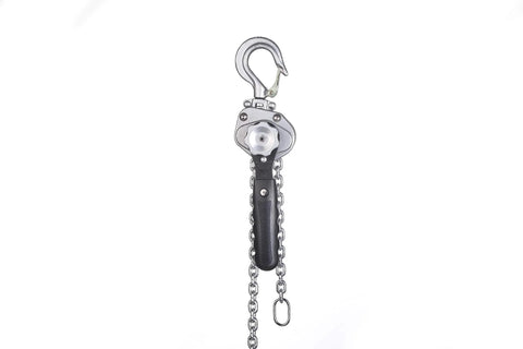 Compact Half Ton Chain Lever Hoist Come Along With 1100 Lbs Capacity And 10 Ft Lift Chain High Strength 800 MPa Lifting Chain Forged Hook