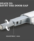 Magnetic Cabinet Latches For Touch Open Cabinets showing adjustable aluminum alloy mechanism for door gap control.
