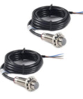 Image of Two Pack NJK-5002C Hall Effect Sensor Proximity Switch NPN Three Wire Normally Open for 5 to 30 V DC Operation.